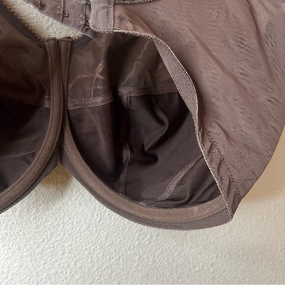 Elomi EL4030PCN Cate Underwire Full Cup Banded Bra in brown 38M - Picture 7 of 9